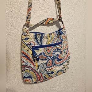 Vera Bradley Marina Paisley Hipster Crossbody Bag Purse